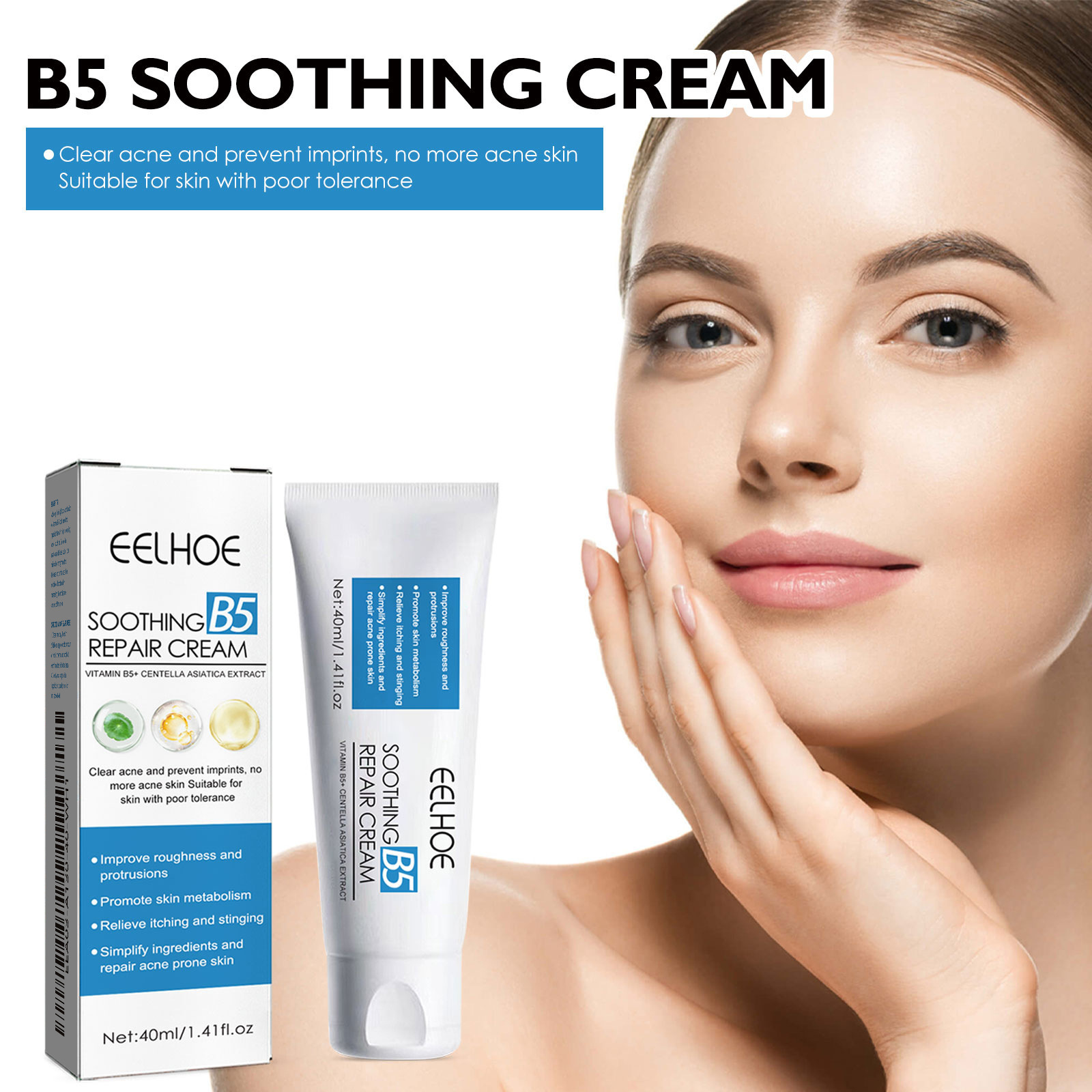 Skincare La Roche Posay - EELHOE B5 Krem Nawilżający i Regenerujący,
