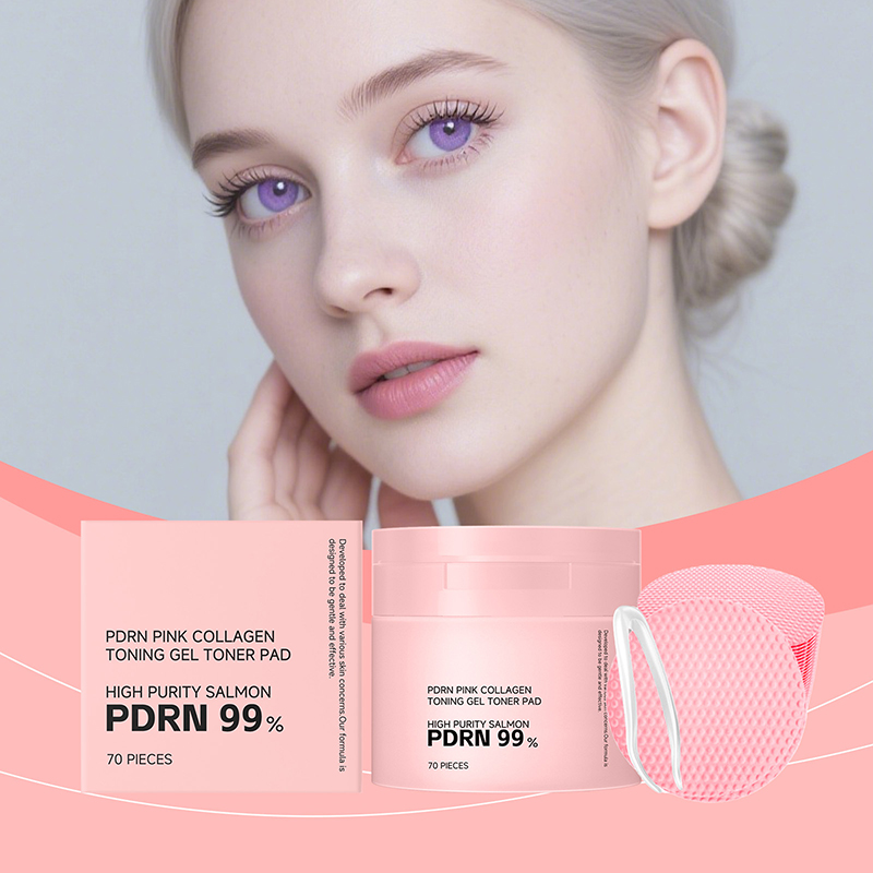 Skincare Oily Skin - Nawilżające płatki tonizujące z kolagenem, rozjaśniająca